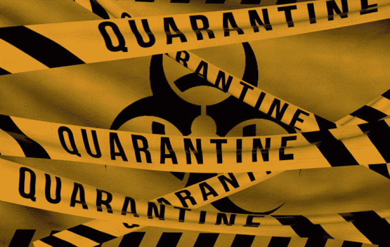 Quarantine rules are now in effect