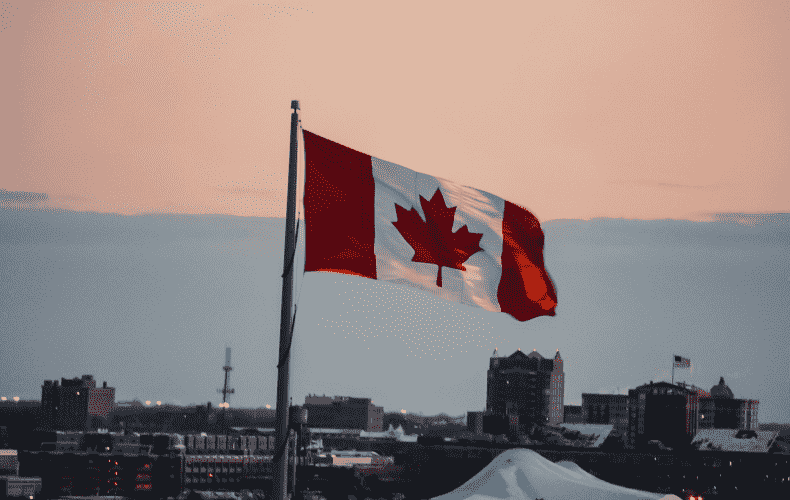 Calgary City Canada Flag Tie Clip