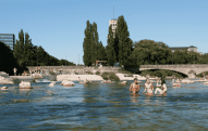 Baden in der Isar 1, © München Tourismus, Dominik Parzinger