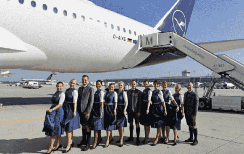 Kick-off to Oktoberfest 2023 - Lufthansa Trachten Crew Takes Off