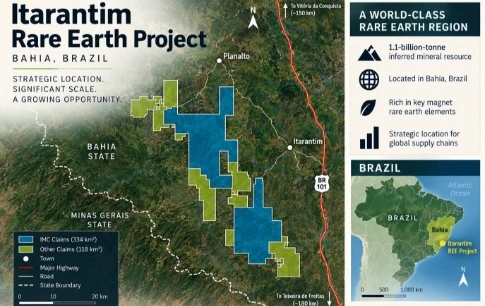 Brazil's Rare Earth Resources Attract Global Interest as IMC Advances Exploration
